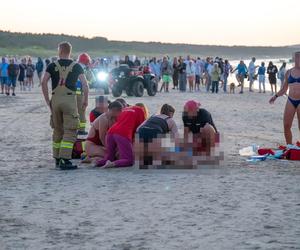 Dramatyczna akcja ratunkowa na plaży w Świnoujściu