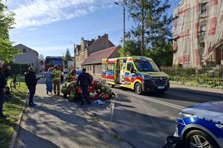 Wypadek we Wschowie. Samochód osobowy potrącil 17-letnią pieszą [ZDJĘCIA]
