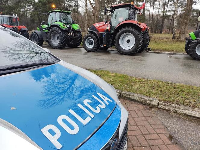 Strajk rolników w Śląskiem 20.02.2024