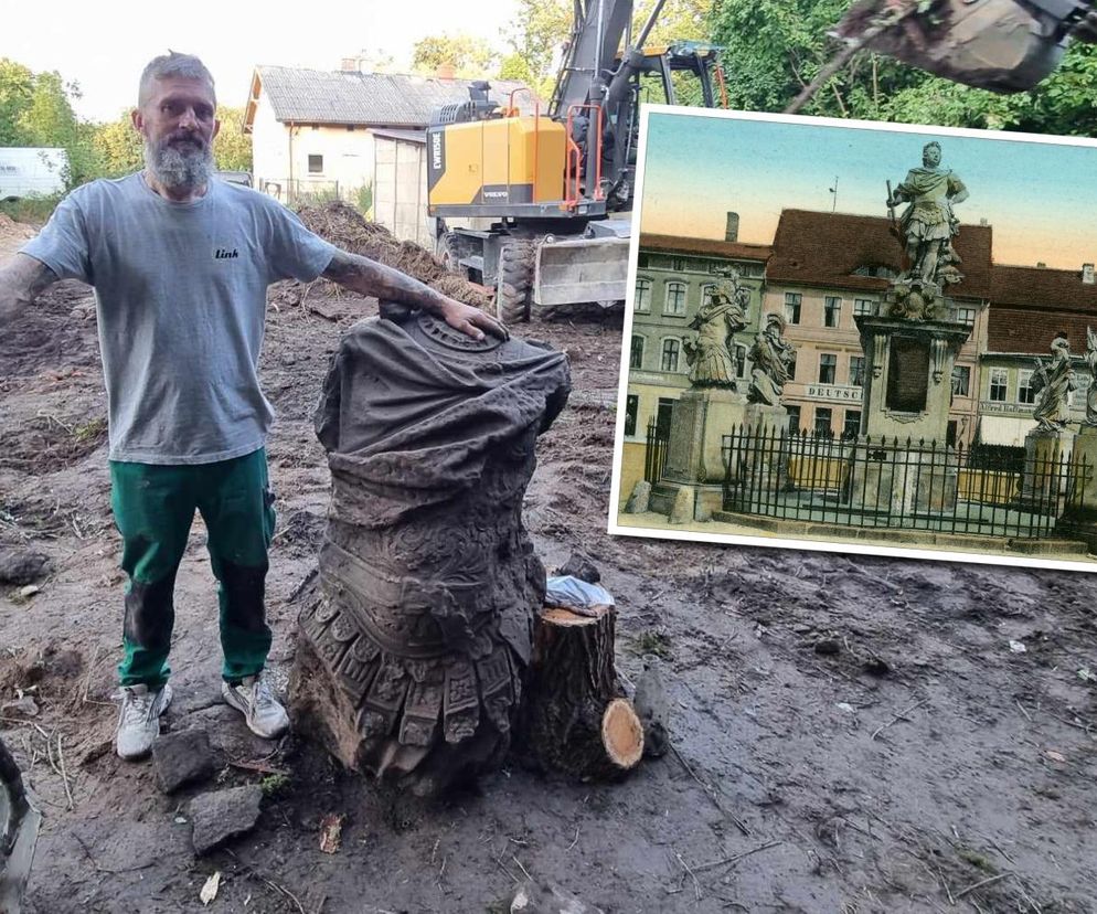 Odnaleziono kolejny fragment pomnika Fryderyka Wilhelma I