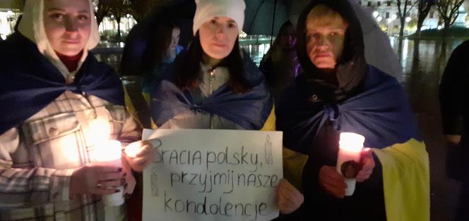 „Rosja to państwo terrorystyczne”. Manifestacja Ukraińców w Lublinie