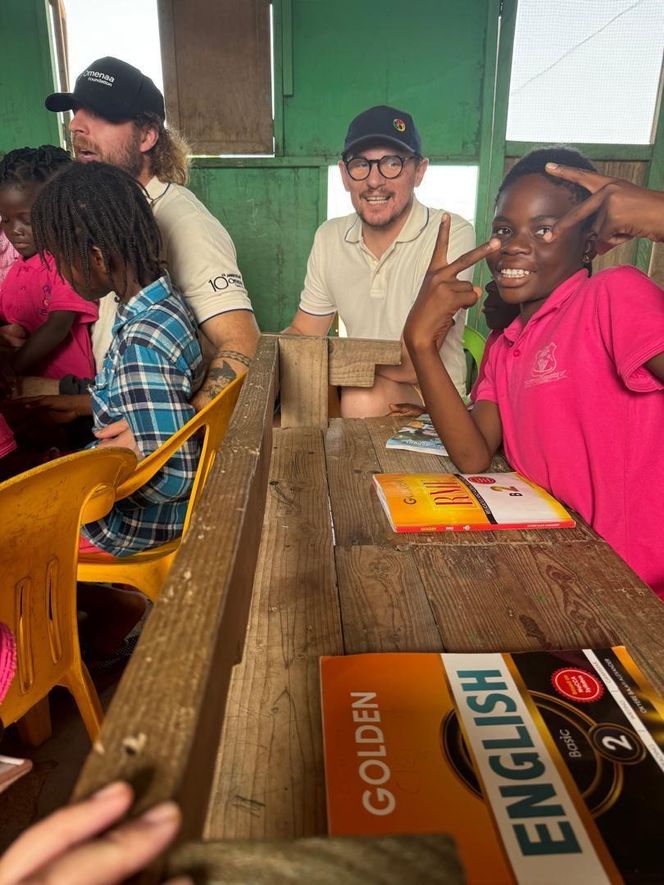 Łukasz Lis w Afryce