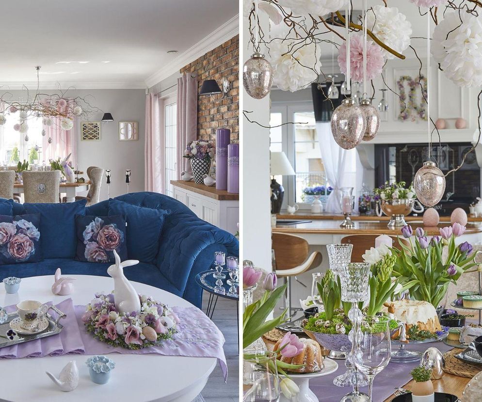 Wielkanocna aranżacja domu Moniki. Królują pastele!