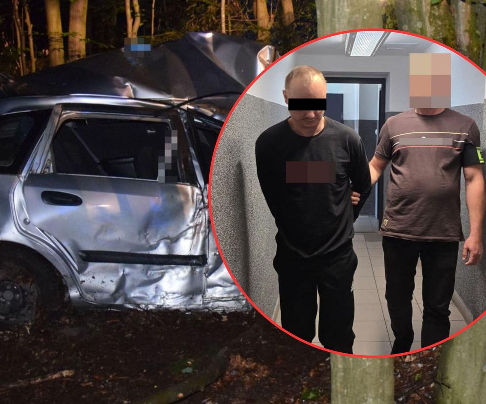 Zostawił ciężko ranną pasażerkę obok auta i uciekł
