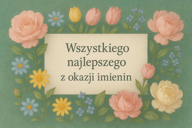 Życzenia imieninowe. E-kartki jak kwiaty. Wyjątkowe obrazki do wysłania rodzinie lub znajomym