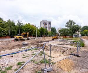 Budowa tramwaju na Stegny w Warszawie