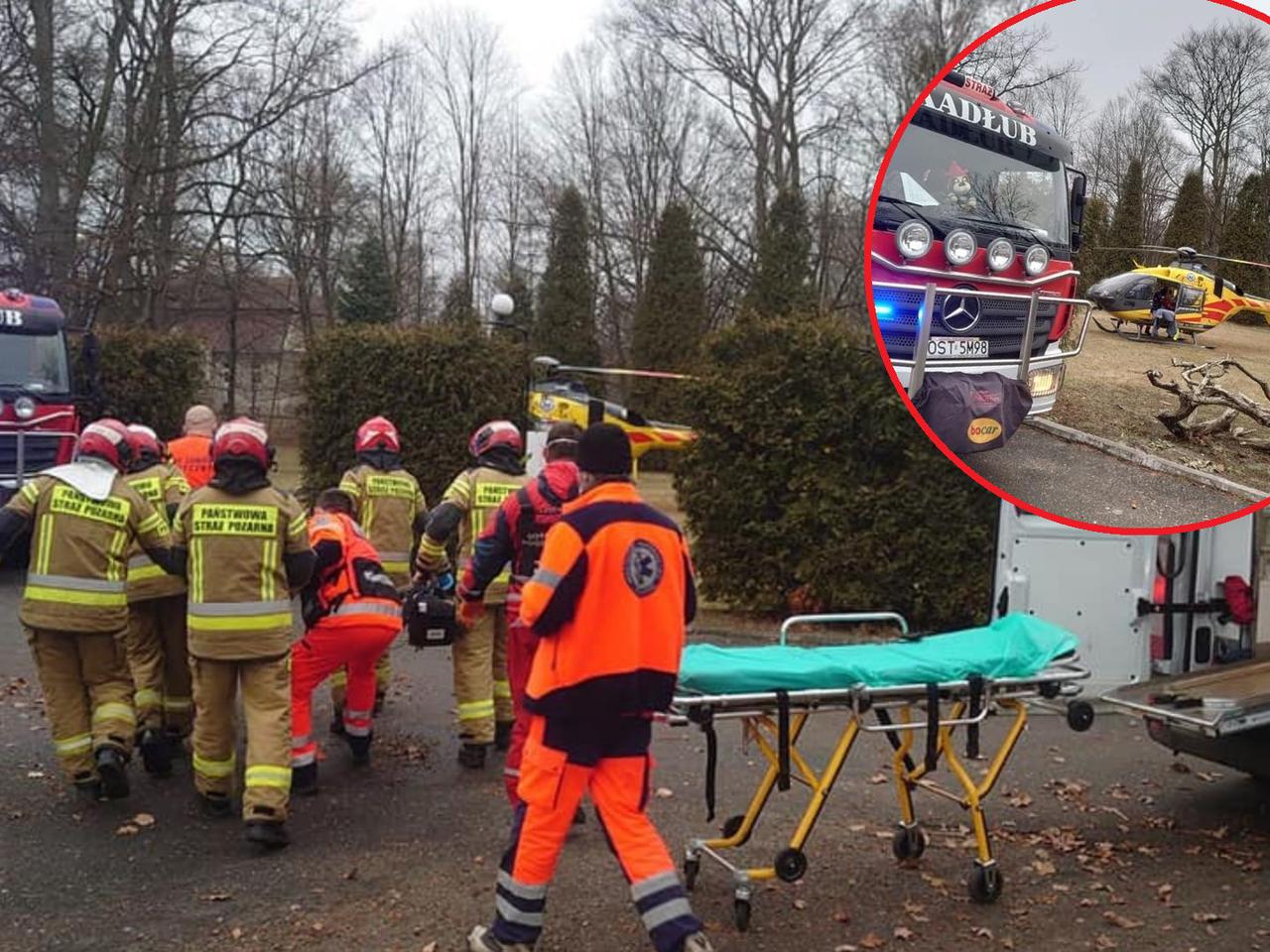 Niepełnosprawny chłopiec wypadł z okna DPS-u. Koszmar w Kadłubie [ZDJĘCIA]
