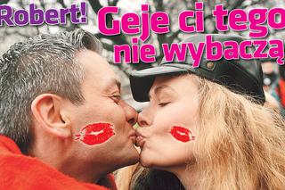Robert Biedroń całował się z Katarzyną Piekarską! Geje mu tego nie wybaczą?