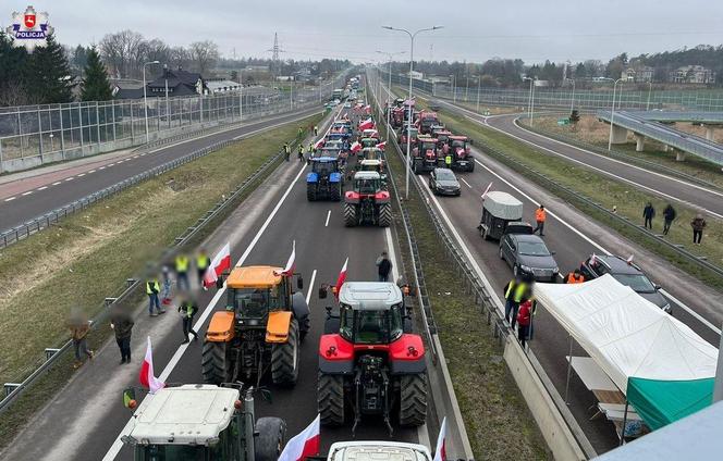 Strajk rolników w woj. lubelskim (20.03.2024)