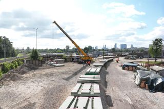 Przygotowania do remontu na pl. Zawiszy (czerwiec 2025)