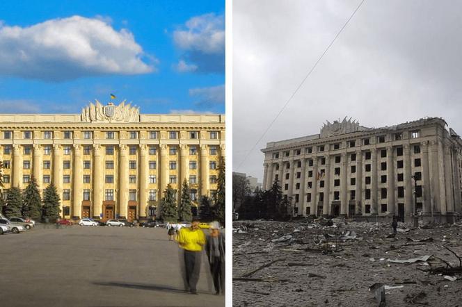 Rada najwyższa Ukrainy pokazała zdjęcia zniszczeń