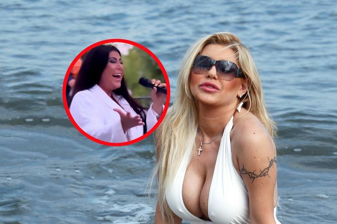 Iwona Węgrowska zagrała koncert w szlafroku