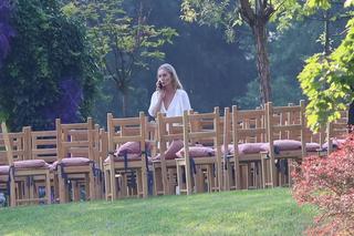  Agnieszka Woźniak-Starak w samotności uczciła pamięć o mężu.