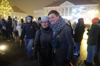 Silent disco i diabelski młyn w Rynku w Kielcach