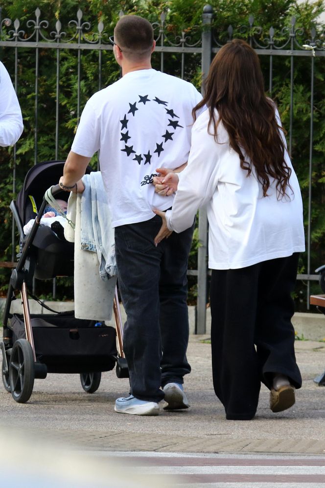 Marcin Hakiel z Dominiką i synkiem Romeo w Sopocie