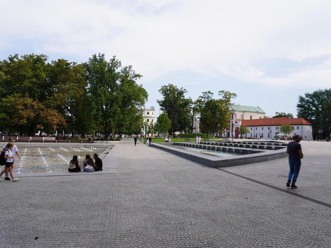 Wrześniowy upał w Lublinie i spokój w centrum miasta