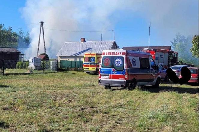 Tragedia w gminie Stoczek. Mężczyzna zginął w płomieniach!