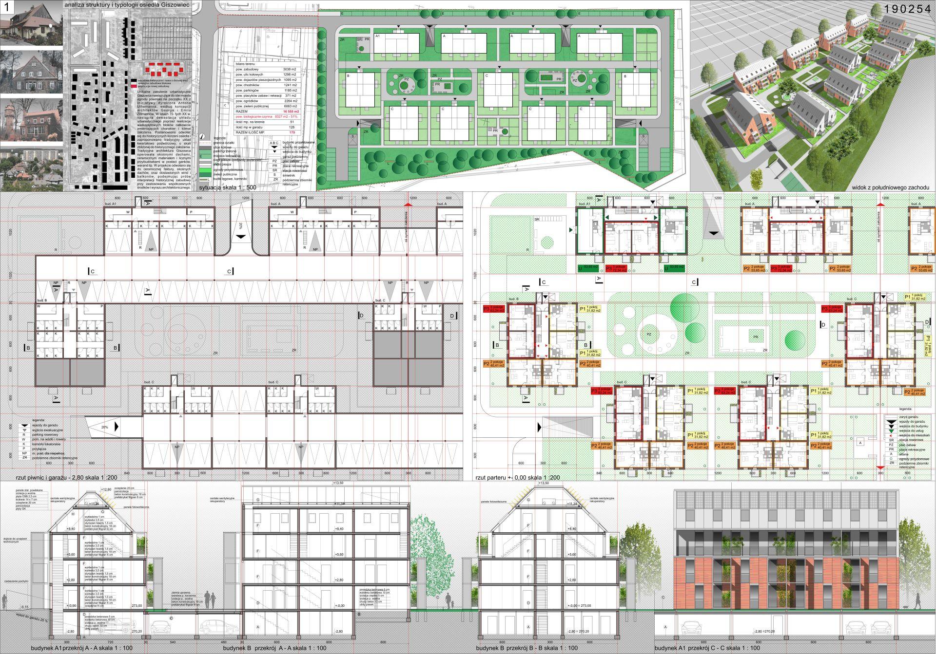 Konkurs na projekt osiedla TBS w Katowicach: wyniki