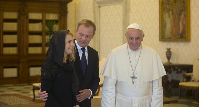 DONALD TUSK Małgorzata Tusk papież Franciszek