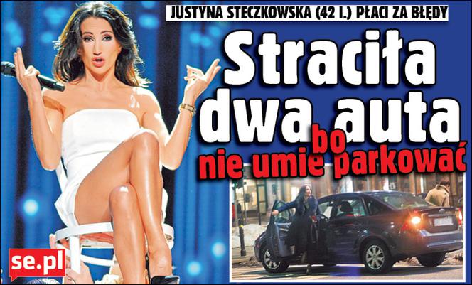 Steczkowska straciła dwa auta, bo nie umie parkować