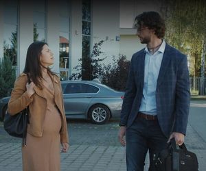 M jak miłość odc. 1887. Kasia (Paulina Lasota), Mariusz (Mateusz Mosiewicz)