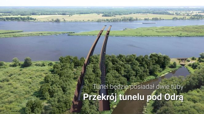 ZOS - tunel pod Odrą - wizualizacja