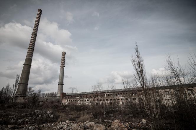 Komin dawnej fabryki "Wiskord" w Szczecinie