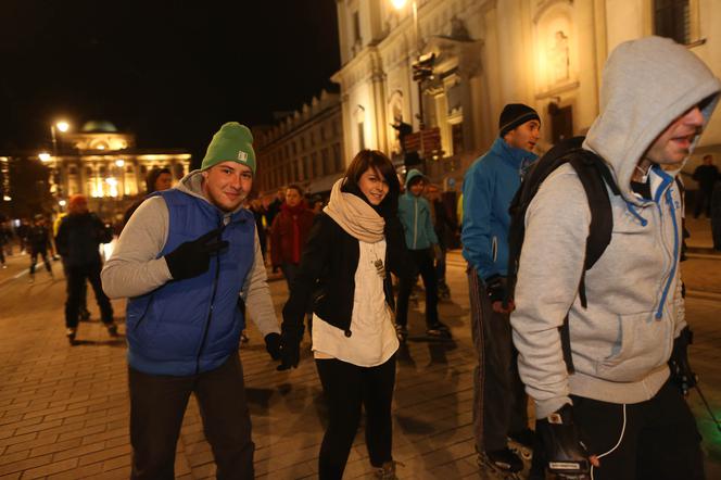 Nightskating po Warszawie