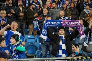 Kibice na meczu Lech Poznań - Fiorentina bawili się doskonale. Zabrakło tylko dobrego wyniku [ZDJĘCIA]