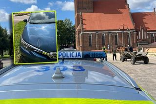 Koń i promile to złe połączenie! Woźnica staranował auto