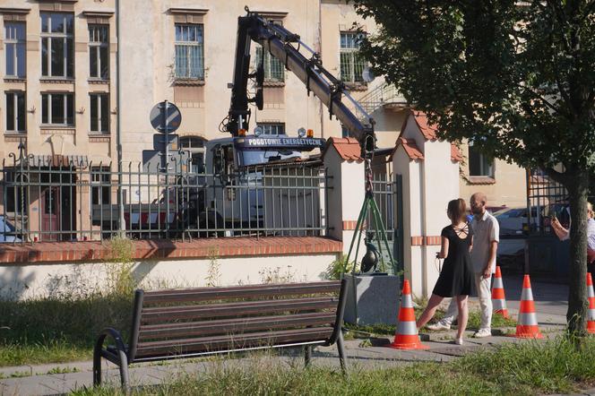 Smok Astronom przy ul. Kopernika naprzeciwko Ogrodu Botanicznego UJ