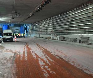 Budowa tunelu pod Świną - luty 2022