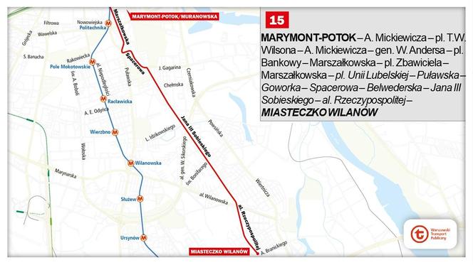 Tramwaj do Wilanowa. Jak pojadą tramwaje i autobusy? Ruszają konsultacje społeczne