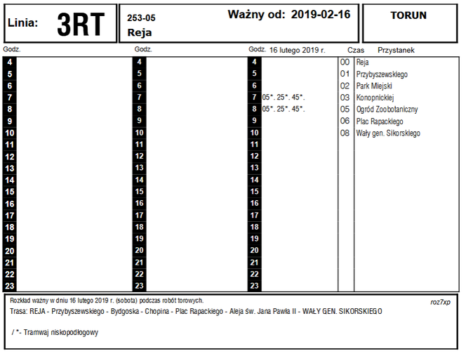 Roboty torowe na ul. Broniewskiego. W sobotę kolejne zmiany w kursowaniu tramwajów