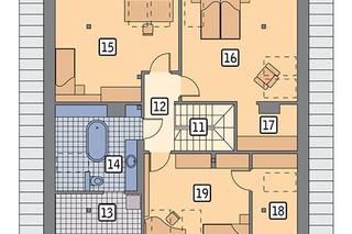 Projekt domu Bez tajemnic z katalogu Muratora - wizualizacje, plany, rysunki