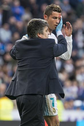 Zakrwawiony Cristiano Ronaldo
