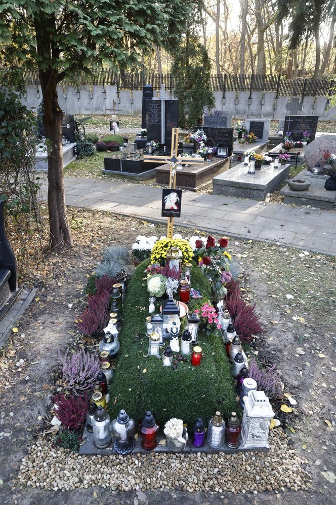 Tak wyglądają groby Zapasiewicza, Tyma, Kołaczkowskiej, Stoparczyk