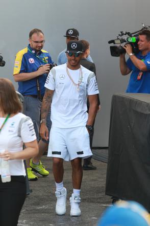 Lewis Hamilton na Grand Prix Węgier