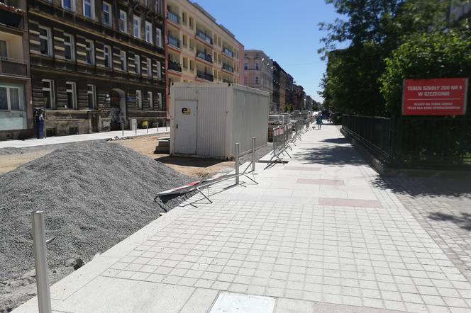 Przebudowa ulic w centrum Szczecina - czerwiec 2020