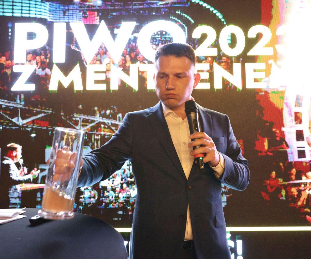 Sławomir Mentzen znowu w formie. Gloryfikuje uzależniający, rakotwórczy napój, jakim jest piwo