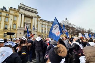 Protest w Warszawie 