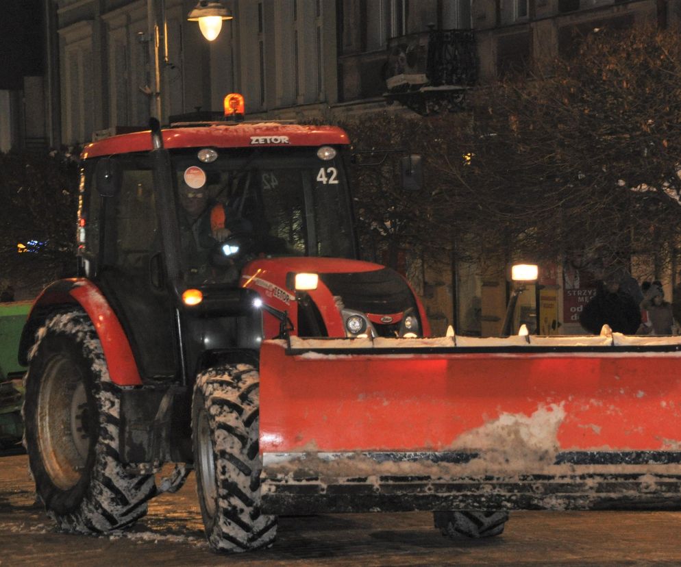 Kielce. Zimowe odśnieżanie