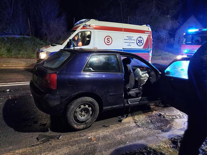 Wypadek Iłżecka 19.12.21 Starachowice