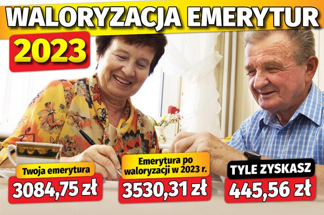 Waloryzacja emerytur 2023