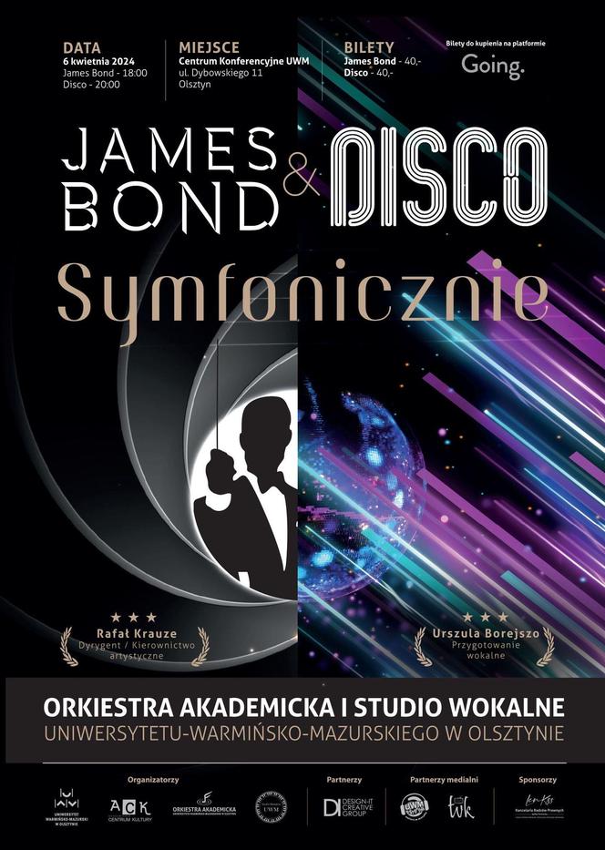  „James Bond Symfonicznie oraz Disco Symfonicznie  Orkiestra Akademicka UWM