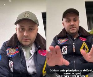 Adrian ze ŚOPW chce oddać wszystkie pieniądze ze zbiórki