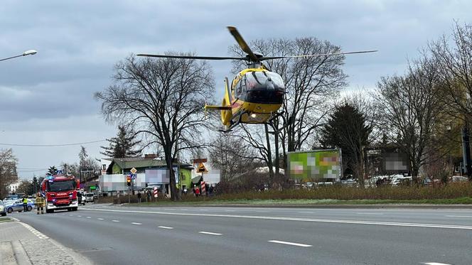 Samochód potrącił dziecko w Pruszkowie. 7-latka nieprzytomna, lądował śmigłowiec