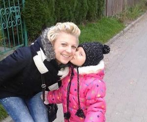 Magdalena Narożna z córką