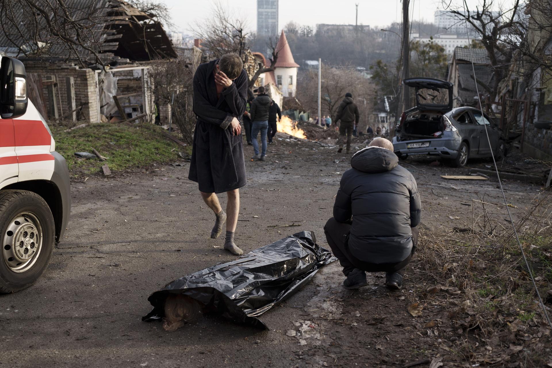 Wojna na Ukrainie. Zmasowane ataki Rosjan na Kijów