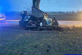 Ostróda: Śmiertelny wypadek kierowcy BMW pod Kamionką